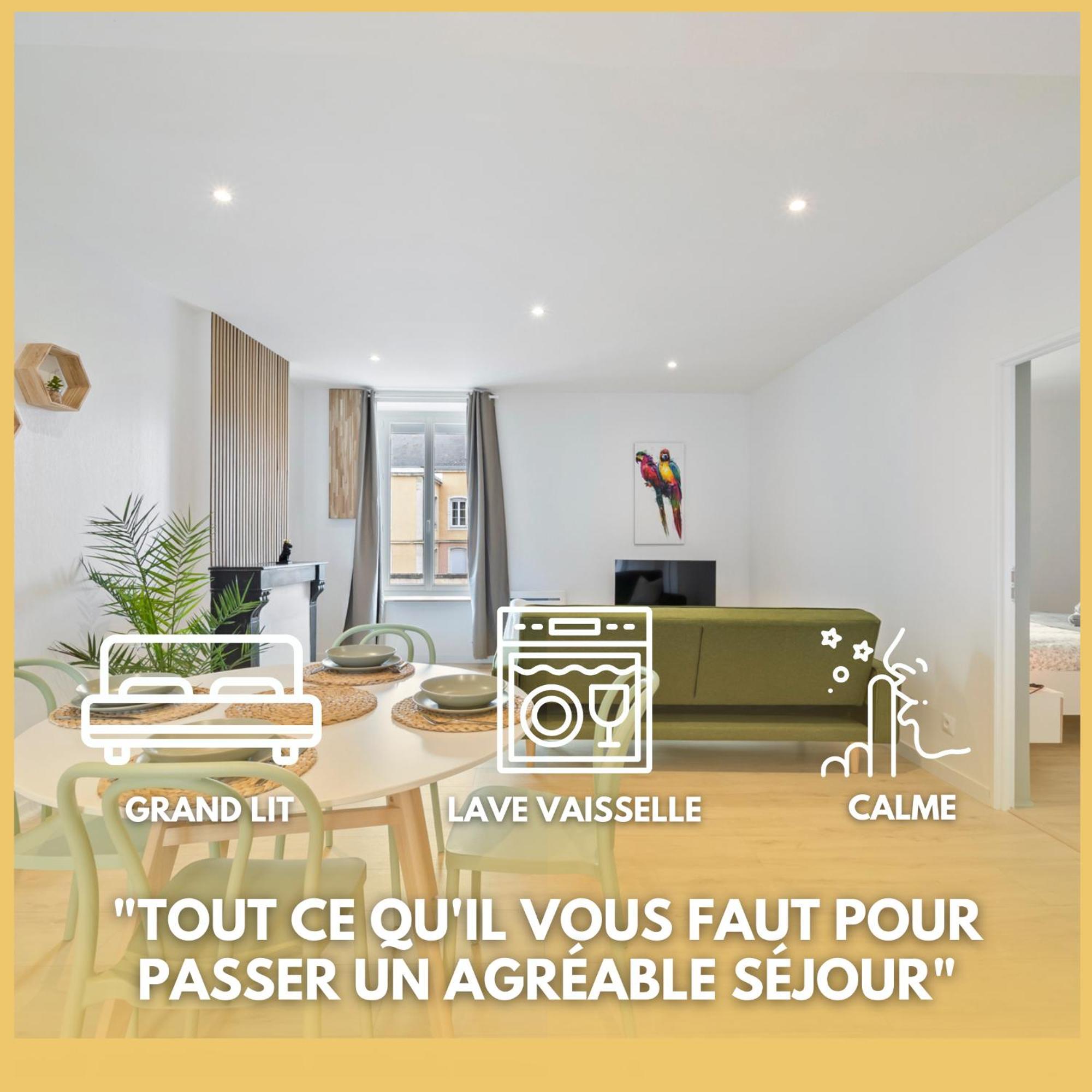 Lion King Appart 65 M2 Tout Inclus Chalon-sur-Saone Luaran gambar